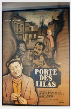 Affiche du film Porte des Lilas de René Clair
